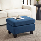 Pouf de rangement en tissu