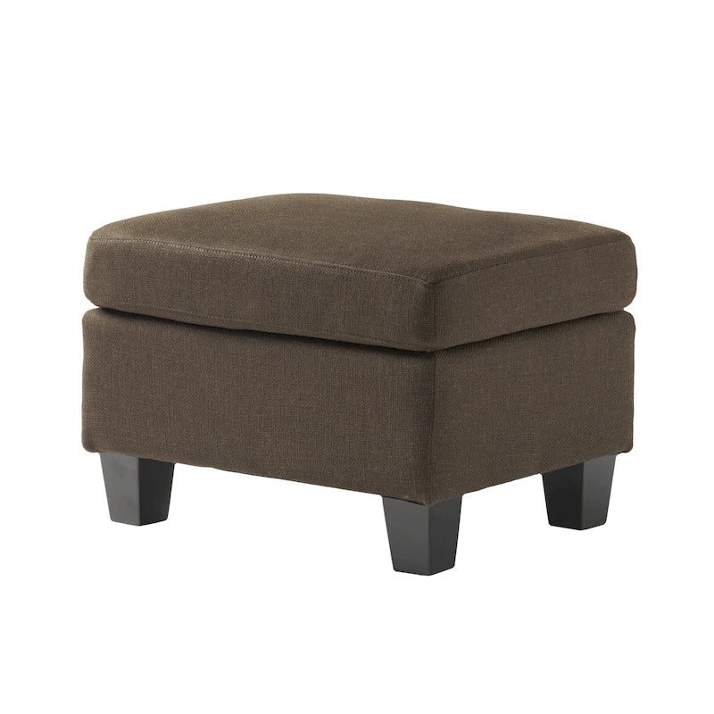 Pouf de rangement en tissu