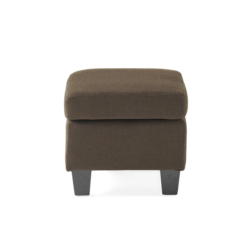 Pouf de rangement en tissu