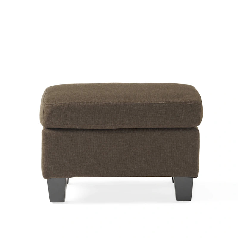 Pouf de rangement en tissu