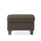 Pouf de rangement en tissu
