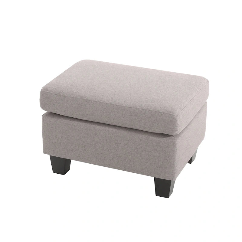 Pouf de rangement en tissu