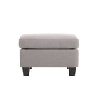 Pouf de rangement en tissu