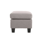 Pouf de rangement en tissu