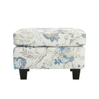 Pouf de rangement en tissu