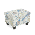 Pouf de rangement en tissu