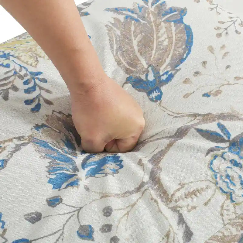 Pouf de rangement en tissu
