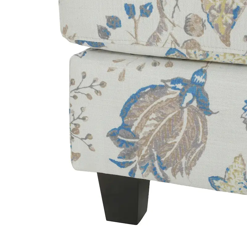 Pouf de rangement en tissu