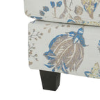 Pouf de rangement en tissu