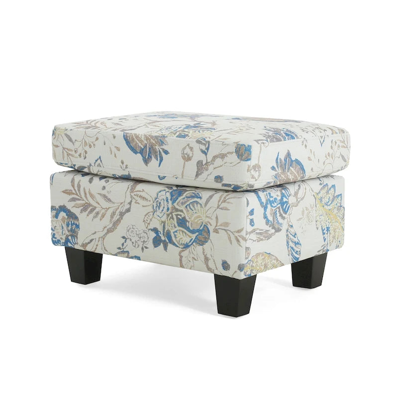 Pouf de rangement en tissu
