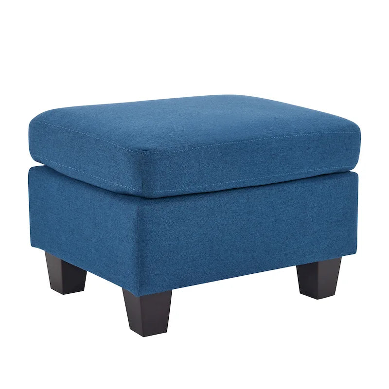 Pouf de rangement en tissu