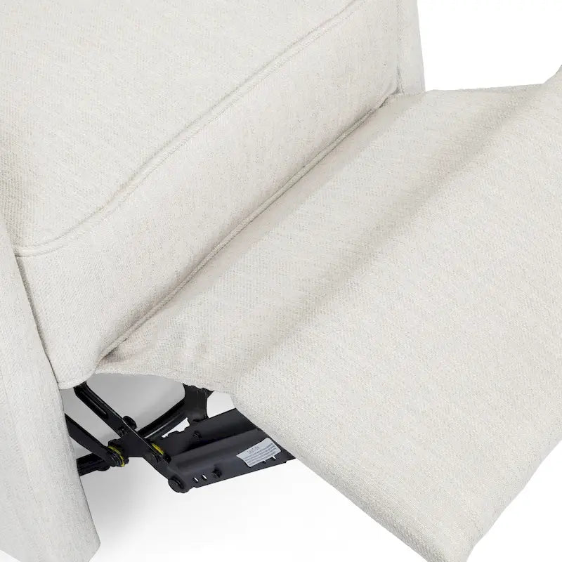 Fauteuil inclinable pivotant à oreilles capitonné