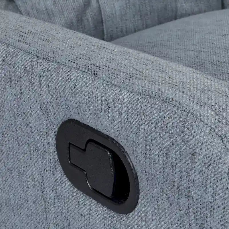 Fauteuil inclinable pivotant à oreilles capitonné