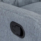 Fauteuil inclinable pivotant à oreilles capitonné