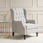 Fauteuil club capitonné en velours