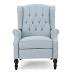 Fauteuil club capitonné en velours