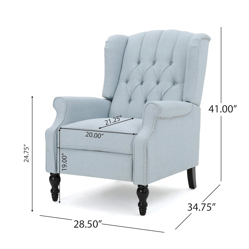 Fauteuil club capitonné en velours