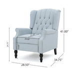 Fauteuil club capitonné en velours