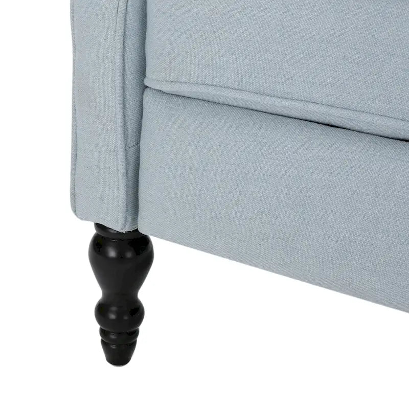 Fauteuil club capitonné en velours