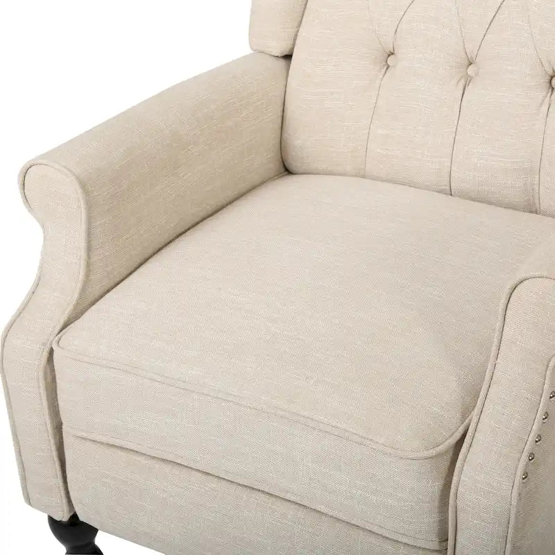 Fauteuil club capitonné en velours