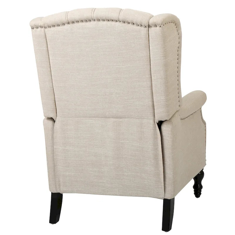 Fauteuil club capitonné en velours