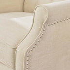 Fauteuil club capitonné en velours