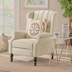 Fauteuil club capitonné en velours