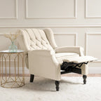 Fauteuil club capitonné en velours