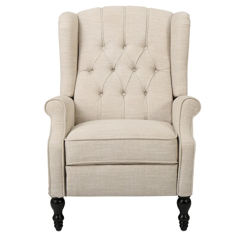 Fauteuil club capitonné en velours