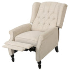 Fauteuil club capitonné en velours