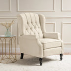 Fauteuil club capitonné en velours