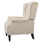 Fauteuil club capitonné en velours