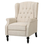 Fauteuil club capitonné en velours