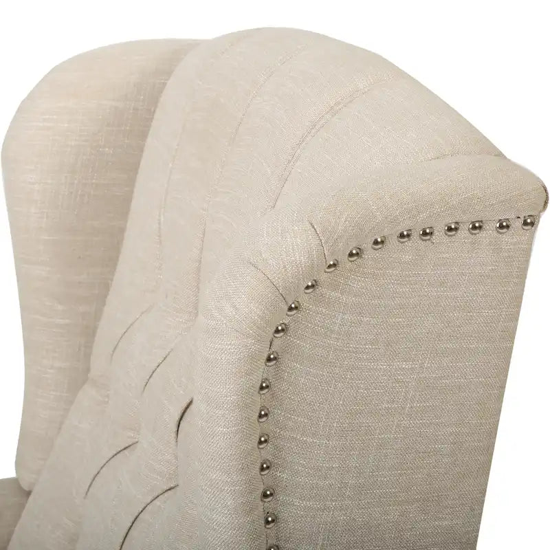 Fauteuil club capitonné en velours