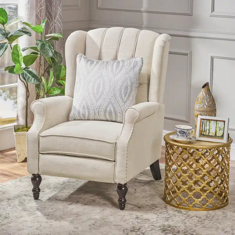 Fauteuil club capitonné en velours