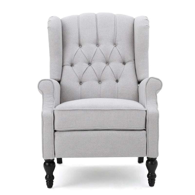 Fauteuil club capitonné en velours