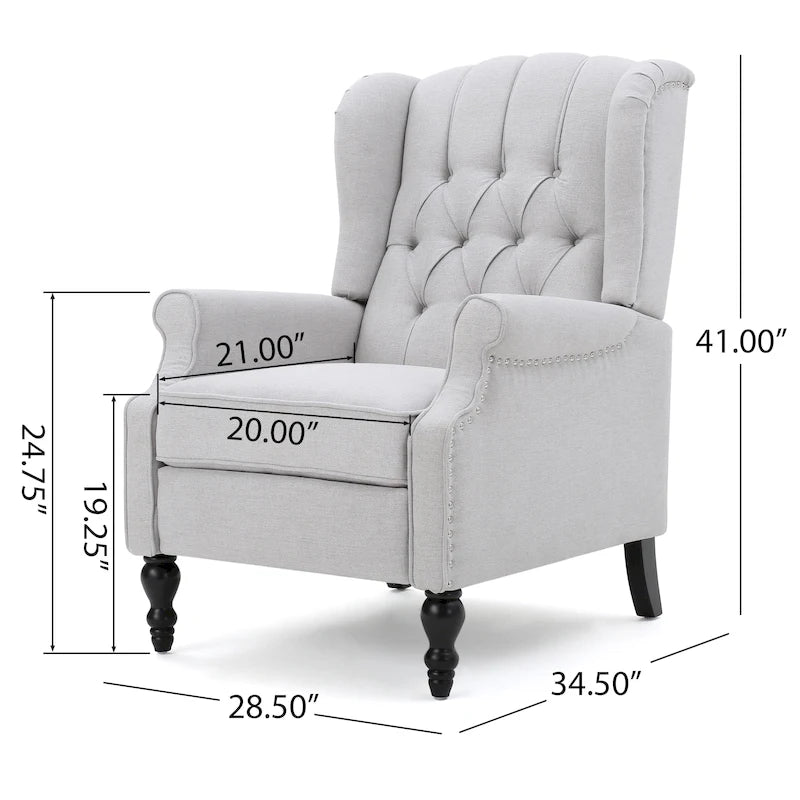 Fauteuil club capitonné en velours