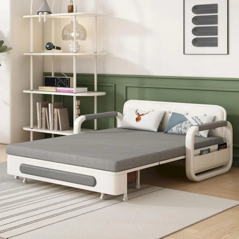 Canapé-lit moderne en mousse à mémoire de forme avec rangement