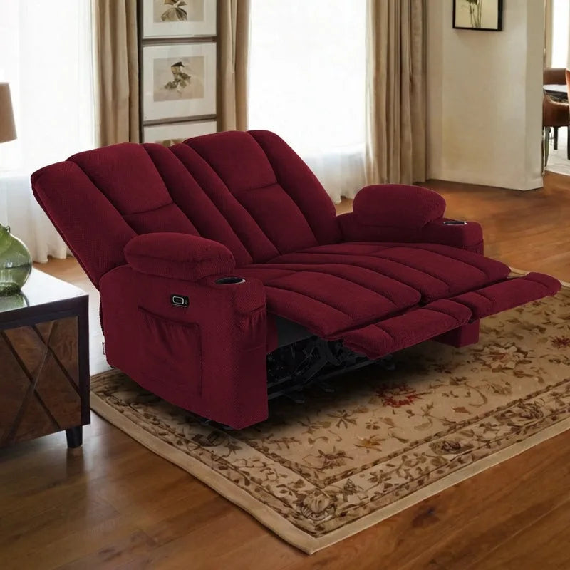 Canapé inclinable électrique avec massage et chaleur lombaire,