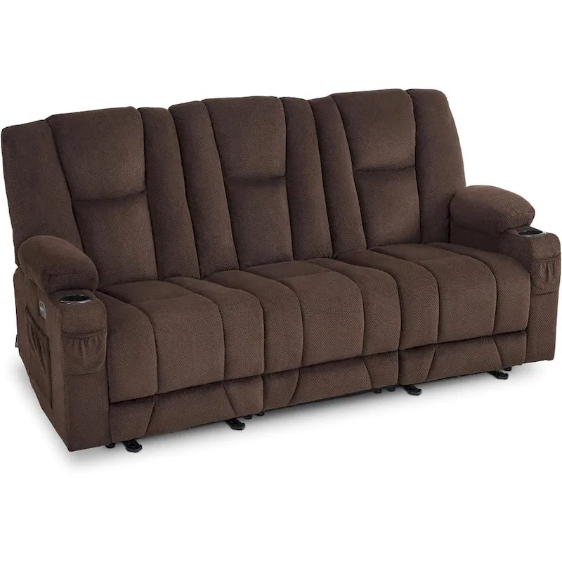 Canapé inclinable électrique avec massage et chaleur lombaire,