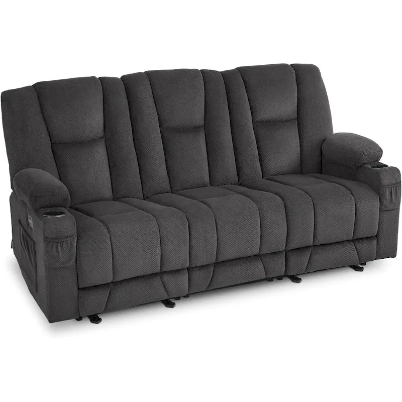 Canapé inclinable électrique avec massage et chaleur lombaire,