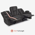 Canapé inclinable électrique avec massage et chaleur lombaire,