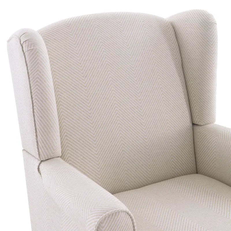 Fauteuil d'appoint avec pieds tournés et accoudoirs ronds