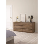 Commode double à 6 tiroirs