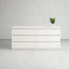 Commode double à 6 tiroirs