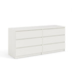 Commode double à 6 tiroirs
