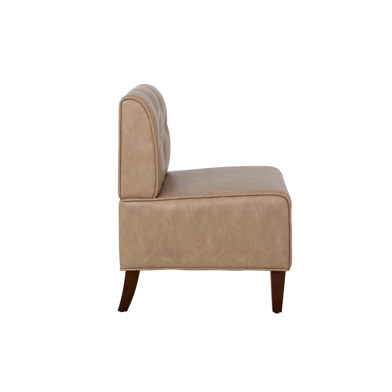 Banquette d'angle de style campagnard moderne en similicuir/tissu d'ameublement
