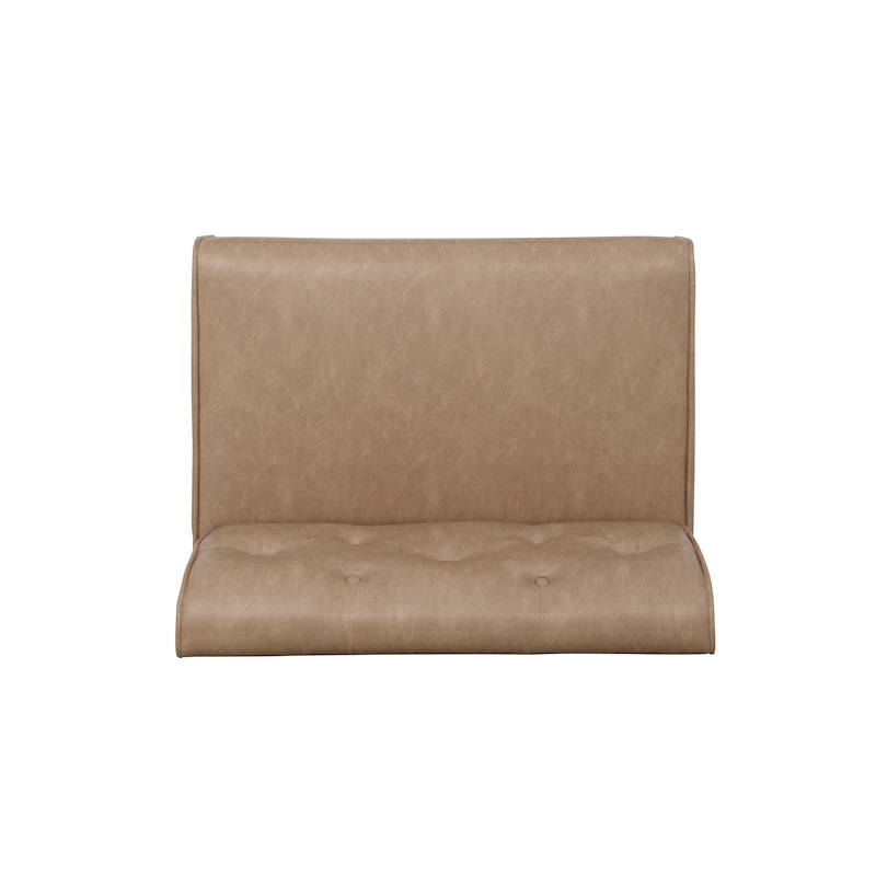 Banquette d'angle de style campagnard moderne en similicuir/tissu d'ameublement