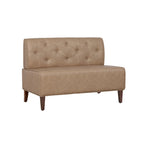Banquette d'angle de style campagnard moderne en similicuir/tissu d'ameublement