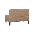 Banquette d'angle de style campagnard moderne en similicuir/tissu d'ameublement
